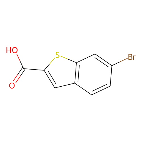 aladdin 阿拉丁 B182401 6-溴苯并[b]噻吩-2-羧酸 19075-58-2 ≥98%