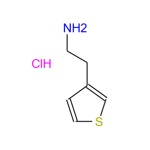 34843-84-0；3-噻吩乙胺盐酸盐；3-AMINOETHYLTHIOPHENE HCL