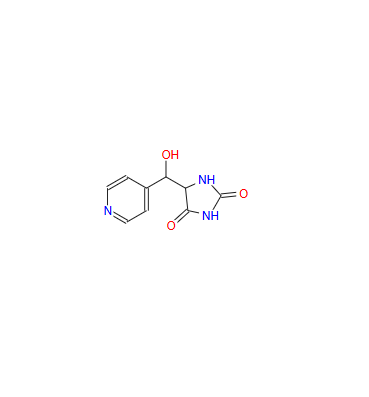 Hydantoin, 5-(hydroxy-4-pyridylmethyl)- (6CI)