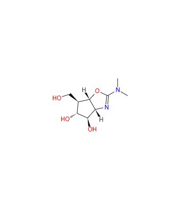 4H-Cyclopentoxazole-4,5-diol, 2-(dimethylamino)-3a,5,6,6a-tetrahydro-6-(hydroxymethyl)-, (3aR,4R,5R,6R,6aS)-