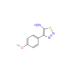 4-(4-甲氧基苯基)-1,2,3-噻重氮-5-胺  115842-95-0