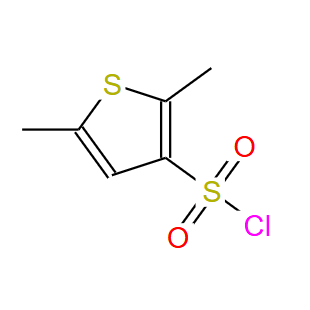 97272-04-3； 2,5-二甲基-3-硫代噻吩磺酰氯；2,5-DIMETHYL-3-THIOPHENESULFONYL CHLORIDE