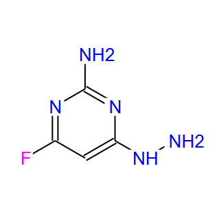188987-85-1；2-氨基-6-氟-4-肼基嘧啶；2-AMINO-6-FLUORO-4-HYDRAZINOPYRIMIDINE
