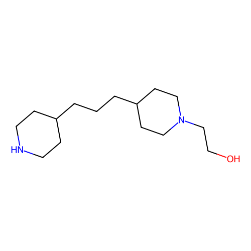 aladdin 阿拉丁 N159073 1-[N-(2-羟乙基)-4'-哌啶基]-3-(4'-哌啶基)丙烷 14712-23-3 ≥96%