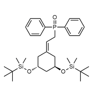 2-[(3R,5R-3,5-双[叔丁基二甲基硅氧基]环己烯]乙基]二苯基磷氧；139356-39-1