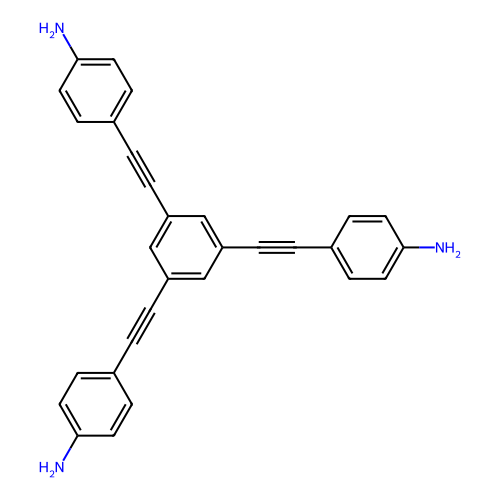 aladdin 阿拉丁 B303449 4,4',4''-(苯-1,3,5-三基三(乙炔-2,1-二基))三苯胺 326002-91-9 ≥98%