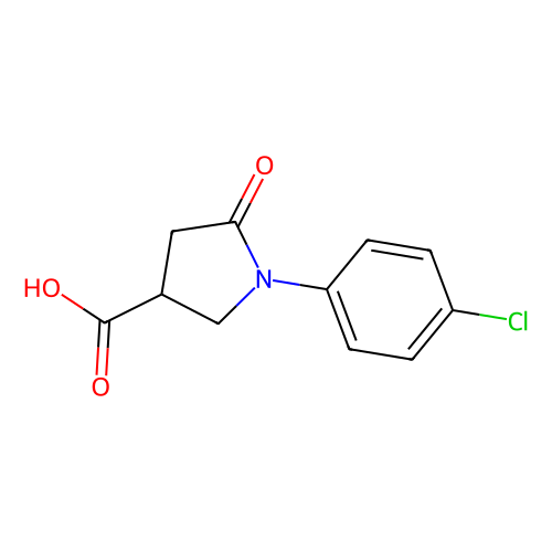 aladdin 阿拉丁 C170122 1-(4-氯苯基)-5-氧代吡咯烷-3-羧酸 39629-87-3 ≥95%