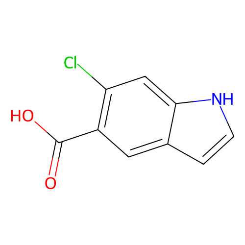 aladdin 阿拉丁 C633177 6-氯-1H-吲哚-5-羧酸 256935-86-1 ≥95%
