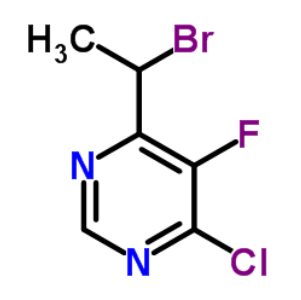 4-(1-溴代乙基)-5-氟-6-氯嘧啶；188416-28-6