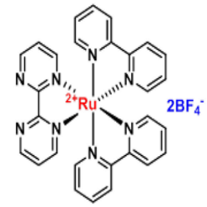 1254690-00-0，Ru(bpy)2(bpm)(BF4)2，二(2,2'-联吡啶)(2,2'-联嘧啶)钌二(四氟硼酸)盐