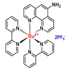 84537-86-0，Ru(bpy)2(5-amino-Phen)(PF6)2，双(2,2'-联吡啶)(5-氨基-1,10-邻菲啰啉)钌(II)六氟磷酸盐?
