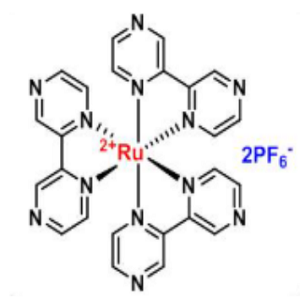 80907-56-8，Ru(bpz)3(PF6)2，三(2,2'-联吡啶并[2,3-f]吩嗪)钌(II)六氟磷酸盐