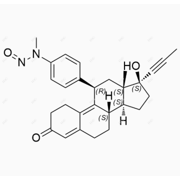 N-亚硝基去甲基米非司酮  3093646-28-4