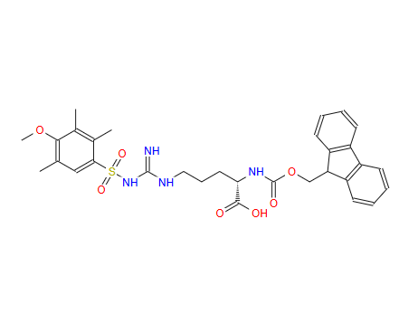 N2-[(芴甲氧羰基]-N5-[亚氨基[[(4-甲氧基-2,3,5-三甲基苯基)磺酰基]氨基]甲基]-L-鸟氨酸