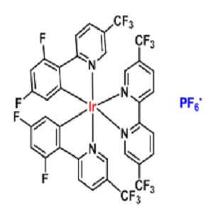 1973375-72-2，(Ir[dF(CF3)ppy]2(5,5'-CF3bpy))PF6，二[2-(2,4-二氟苯基)-5-三氟甲基吡啶][2,2'-联(5-三氟甲基)吡啶]铱(III)六氟磷酸盐?