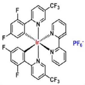 1092775-62-6，(Ir[dFCF3ppy]2(bpy))PF6，二[2-(2,4-二氟苯基)-5-三氟甲基吡啶][2,2'-联吡啶]铱(III)六氟磷酸盐