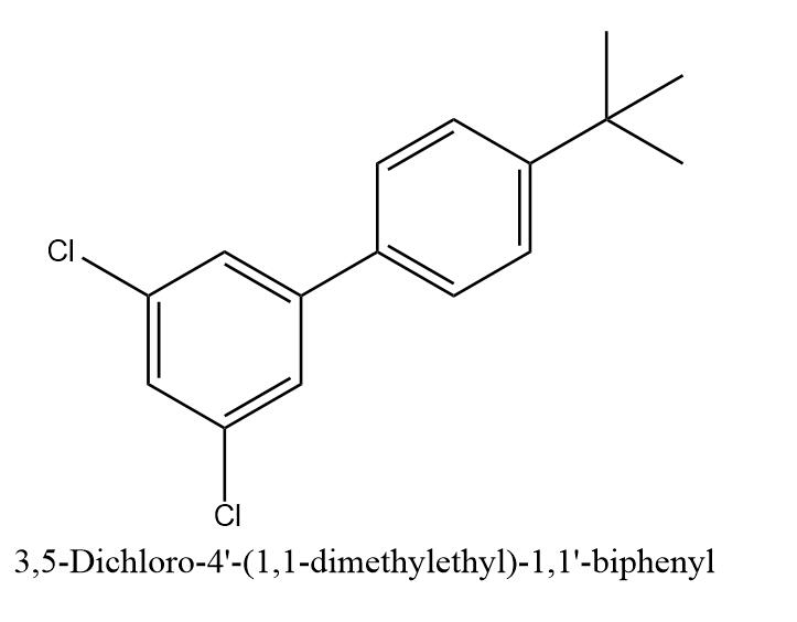 3,5-二氯-4'-(1,1-二甲基乙基)-1,1'-联苯；1361687-48-0