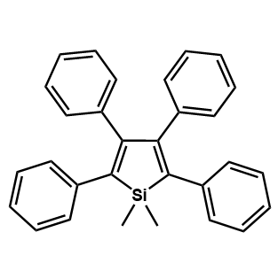 1,1-二甲基-2,3,4,5-四苯基硅杂环戊二烯