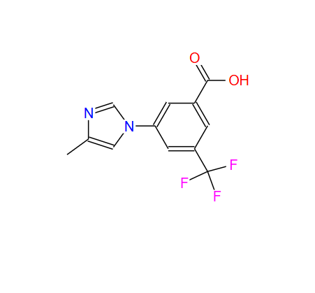 3-(4-甲基咪唑-1-基)-5-(三氟甲基)苯甲酸  641571-13-3  可商业量产