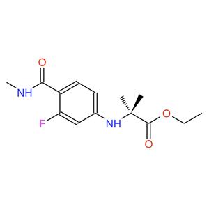 1258638-92-4，N-[3-氟-4-[(甲基氨基)羰基]苯基]-2-甲基丙氨酸乙酯 