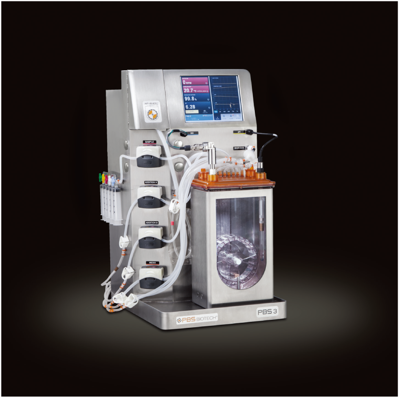 PBS垂直轮一次性生物反应器3L｜PBS Biotech