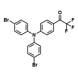 1-[4-[双(4-溴苯基)氨基]苯基]-2,2,2-三氟乙酮