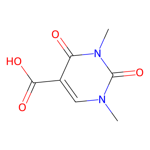 aladdin 阿拉丁 D633971 1，3-二甲基-2，4-二氧代-1，2，3，4-四氢嘧啶-5-羧酸 4869-45-8 ≥97%
