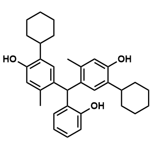 2-环己基-4-[(5-环己基-4-羟基-2-甲基苯基)(2-羟基苯基)甲基]-5-甲基苯酚