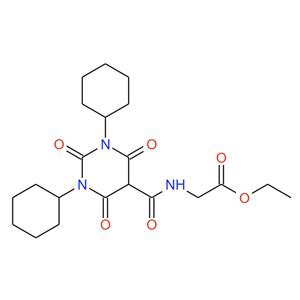 960540-96-9，2-(1,3-二环己基-2,4,6-三氧代六氢嘧啶-5-甲酰氨基)乙酸乙酯