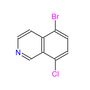 956003-79-5；5-溴-8-氯异喹啉；5-BROMO-8-CHLOROISOQUINOLINE