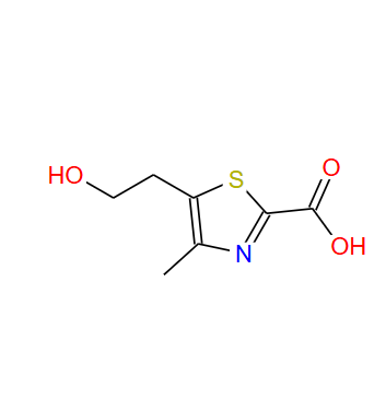 5-(beta-hydroxyethyl)-4-methylthiazole-2-carboxylic acid