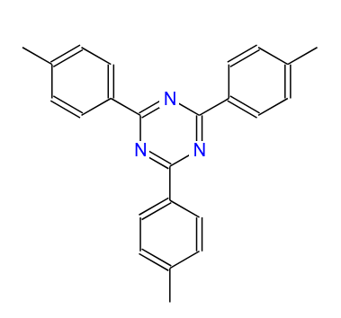 2,4,6-三对甲苯基-1,3,5-三嗪  2,4,6-trip-tolyl-1,3,5-triazine  6726-45-0