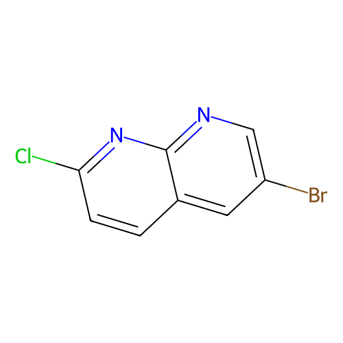 aladdin 阿拉丁 B636126 6-溴-2-氯-1,8-萘啶 902837-40-5 ≥97%
