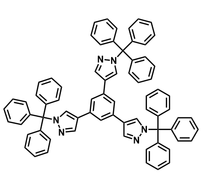 1,3,5-三(1-三苯甲基-1H-吡唑-4-基)苯