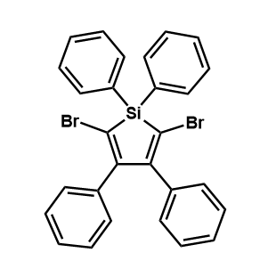 2,5-二溴-1,1,3,4-四苯基-1H-硅杂环戊二烯