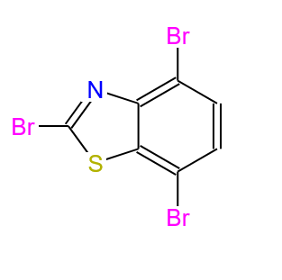  2,4,7-三溴苯并噻唑   898747-98-3  2,4,7-Tribromobenzo[d]thiazole