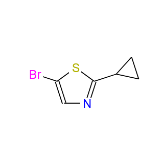  2-环丙基-5-溴噻唑   5-Bromo-2-cyclopropyl-thiazole  1086382-42-4