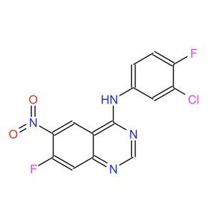 162012-67-1，N-（3-氯-4-氟苯基）-7-氟-6-硝基-4-喹唑啉胺
