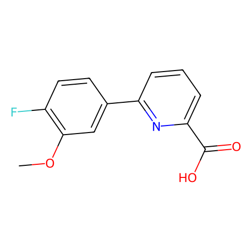 aladdin 阿拉丁 F180918 6-(4-氟-3-甲氧基苯基)吡啶甲酸 1261977-99-4 ≥95%
