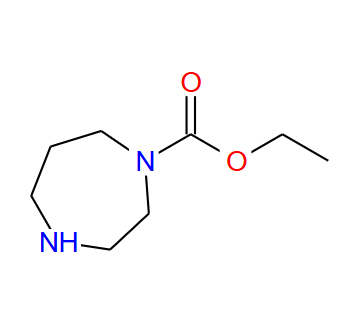 18739-39-4；N-乙氧羰基高哌嗪；Ethyl 1,4-diazepane-1-carboxylate