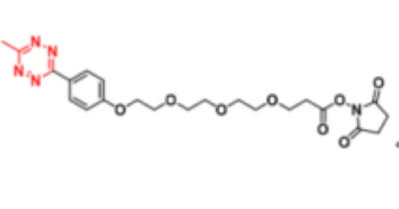1802907-92-1，Methyltetrazine-PEG4-NHS ester，甲基四嗪-四聚乙二醇-琥珀酰亚胺酯