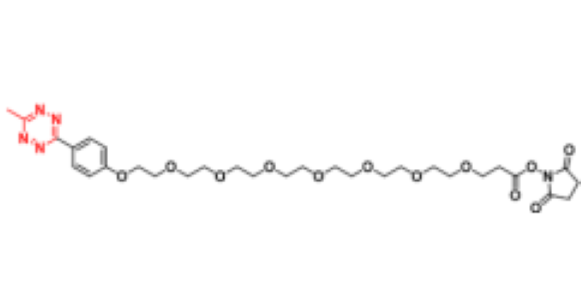 2183440-34-6，Methyltetrazine-PEG8-NHS ester，甲基四嗪-八聚乙二醇-琥珀酰亚胺酯