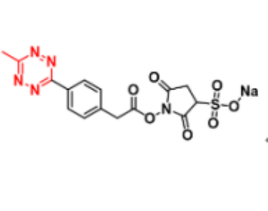 1821017-46-2，Methyltetrazine-Sulfo-NHS ester，甲基四嗪-磺基琥珀酰亚胺酯