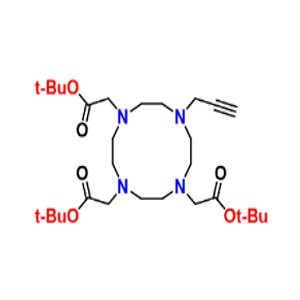 1189194-64-6，DOTA-(COOt-Bu)3-CH2-Alkynyl，DOTA三叔丁酯乙炔甲基衍生物