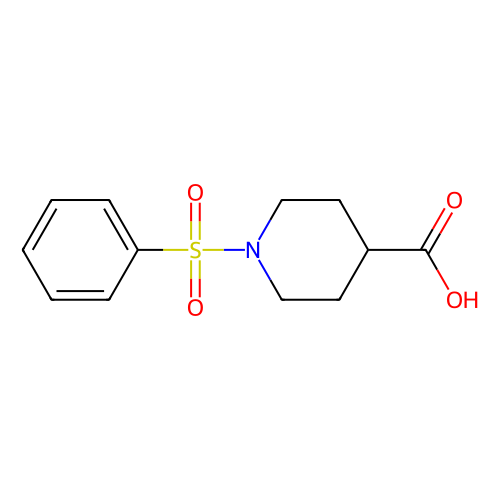 aladdin 阿拉丁 P166641 1-(苯基磺酰基)哌啶-4-羧酸 122891-92-3 ≥98%