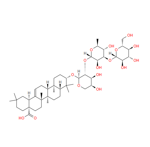 齐墩果酸-3-O-Β-D葡萄糖( 1→3)-Α-L-鼠李糖(1→2)-Α-L-阿拉伯糖苷(标准品)