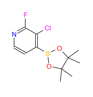 1073353-71-5；3-氯-2-氟吡啶-4-硼酸频哪酯；3-CHLORO-2-FLUOROPYRIDINE-4-BORONIC ACID, PINACOL ESTER