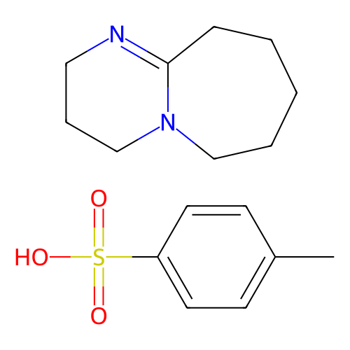 aladdin 阿拉丁 D487124 1,8-二氮杂二环[5.4.0]十一碳-7-烯和对甲苯磺酸 (1:1) 的混合物 51376-18-2