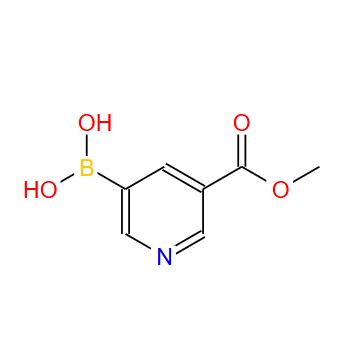 871329-53-2；5-(甲氧羰基)砒啶-3-硼酸；[5-(METHOXYCARBONYL)PYRIDIN-3-YL]BORONIC ACID