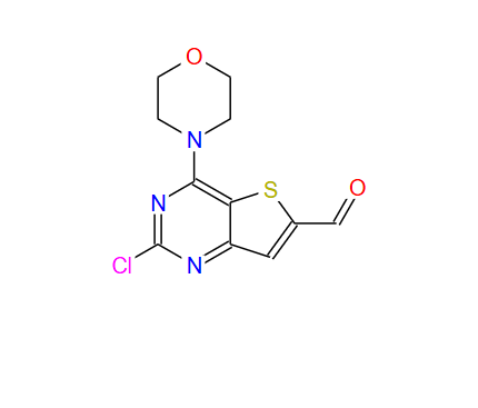 2-氯-4-吗啉基噻吩并[3,2-d]嘧啶-6-醛 885618-31-5